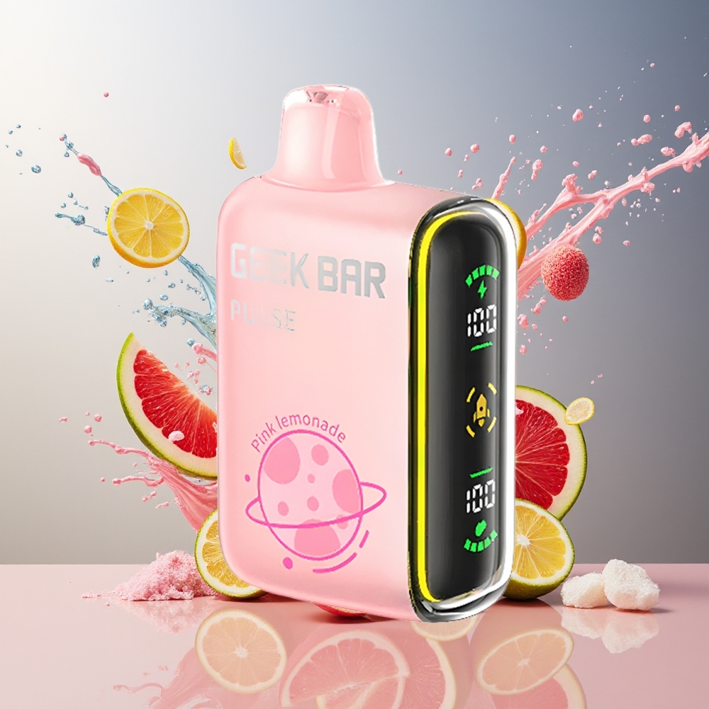 Geek Bar Pulse Finland tukku 15 000 Tupakointikertaa - 16ML Nestemäistä - USB Type-C
