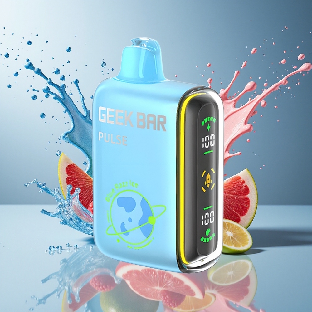 Geek Bar Pulse Finland tukku 15 000 Tupakointikertaa - 16ML Nestemäistä - USB Type-C