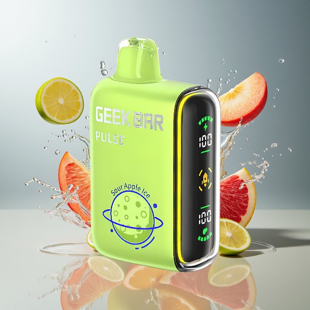 Geek Bar Pulse Finland tukku 15 000 Tupakointikertaa - 16ML Nestemäistä - USB Type-C