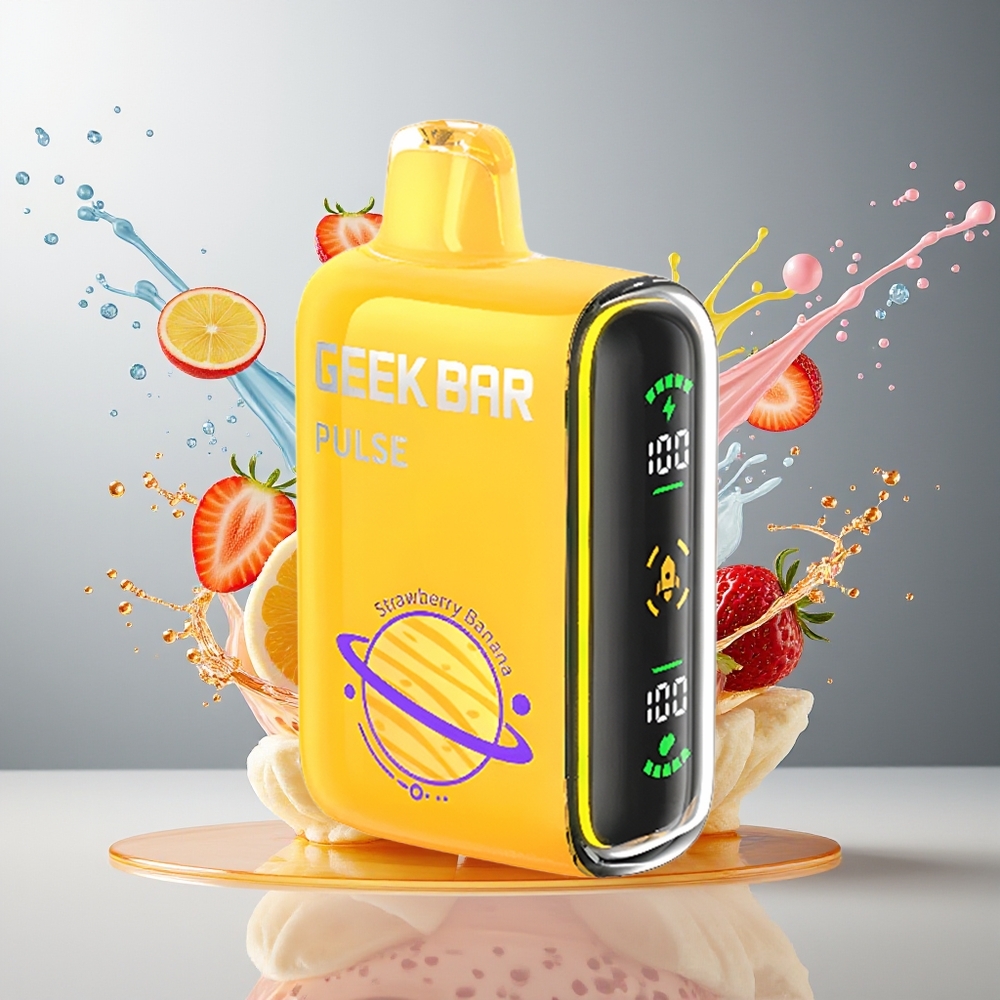 Geek Bar Pulse Finland tukku 15 000 Tupakointikertaa - 16ML Nestemäistä - USB Type-C