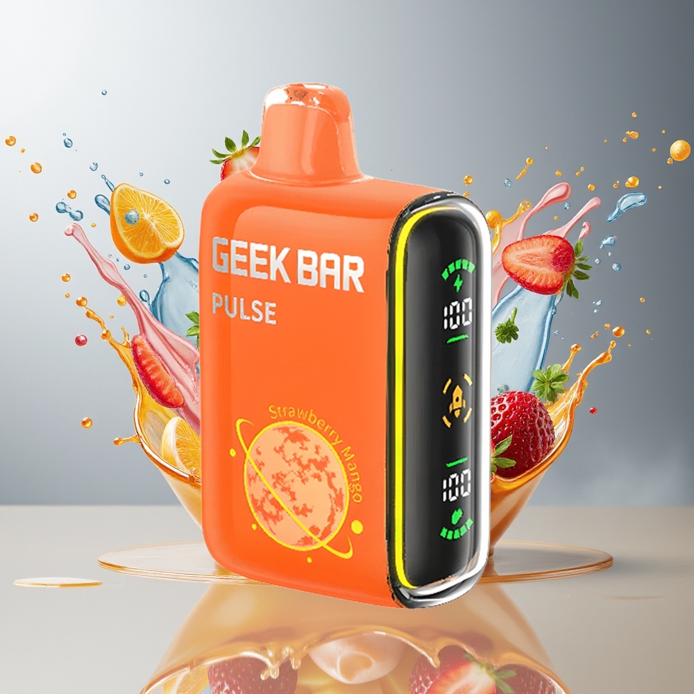 Geek Bar Pulse Finland tukku 15 000 Tupakointikertaa - 16ML Nestemäistä - USB Type-C