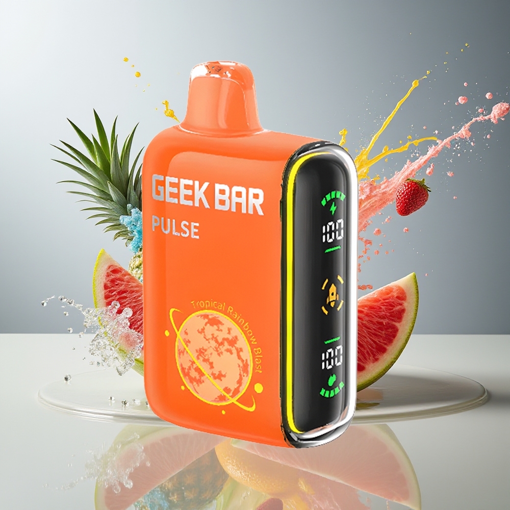 Geek Bar Pulse Finland tukku 15 000 Tupakointikertaa - 16ML Nestemäistä - USB Type-C