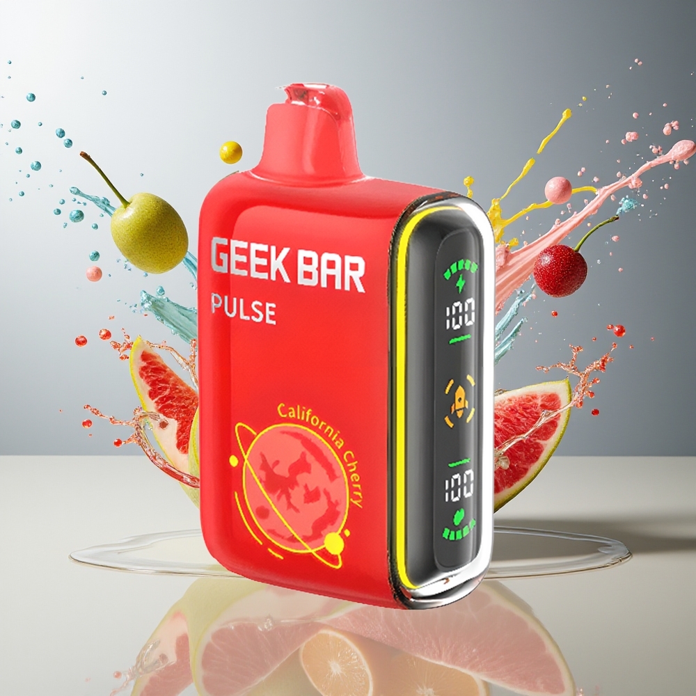 Geek Bar Pulse Finland tukku 15 000 Tupakointikertaa - 16ML Nestemäistä - USB Type-C