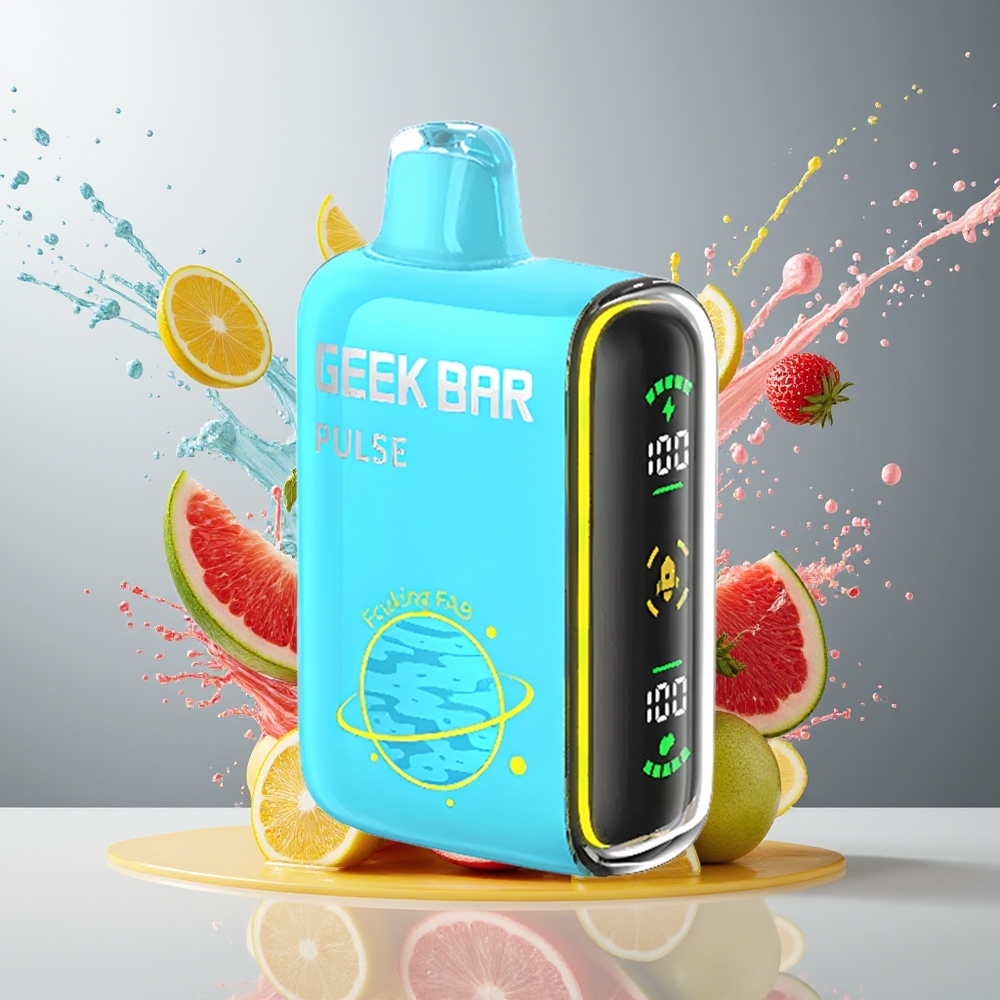 Geek Bar Pulse Finland tukku 15 000 Tupakointikertaa - 16ML Nestemäistä - USB Type-C