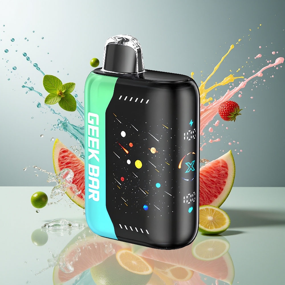 Finland tukku Geek Bar Pulse X 25000 Puffs 18mL Esitäytetty E-Neste 0-5% Nikotiinia Dual Mesh Käämi