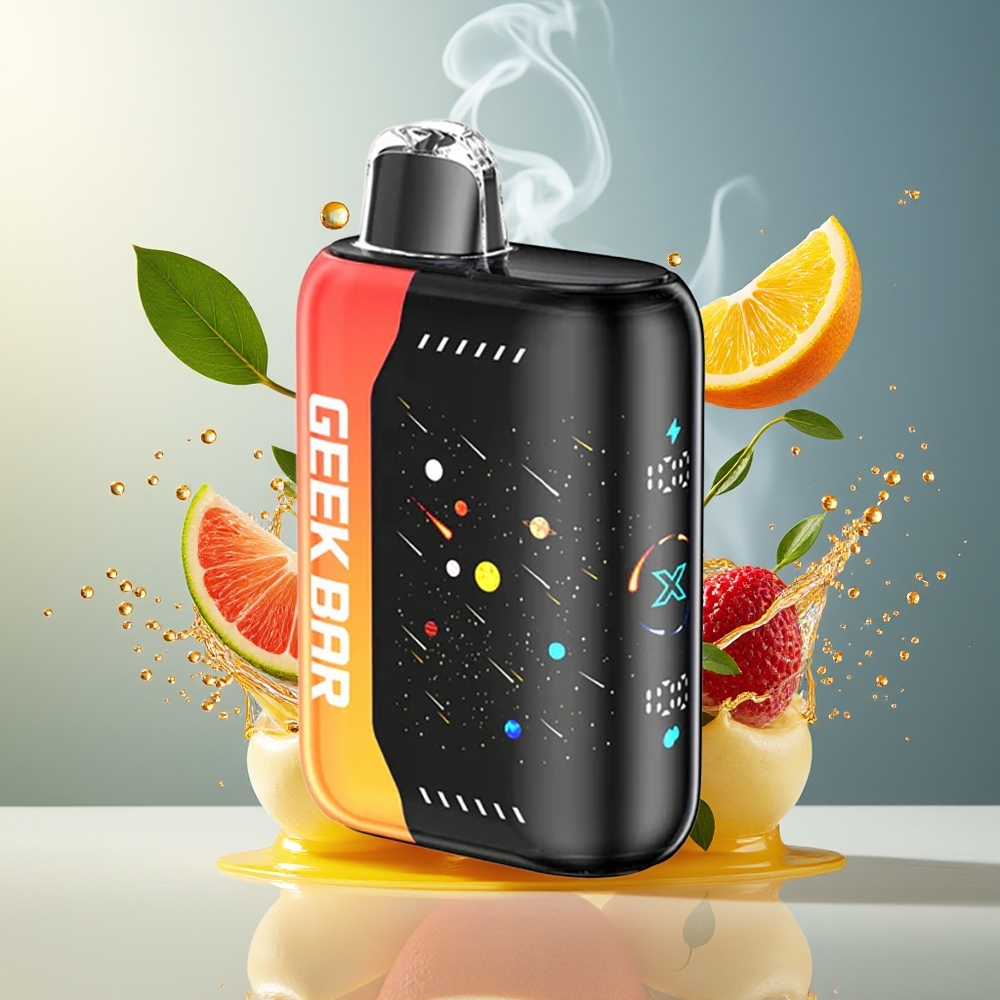 Finland tukku Geek Bar Pulse X 25000 Puffs 18mL Esitäytetty E-Neste 0-5% Nikotiinia Dual Mesh Käämi