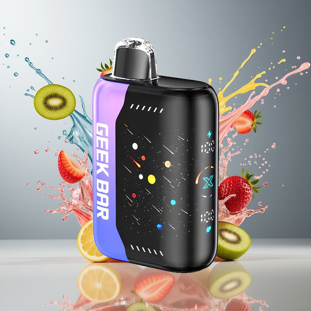 Finland tukku Geek Bar Pulse X 25000 Puffs 18mL Esitäytetty E-Neste 0-5% Nikotiinia Dual Mesh Käämi