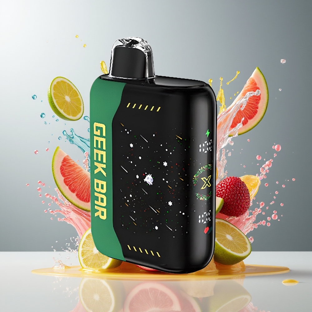 Finland tukku Geek Bar Pulse X 25000 Puffs - 18mL Esitäytetty Nestemäys, USB Type-C Latausliitäntä