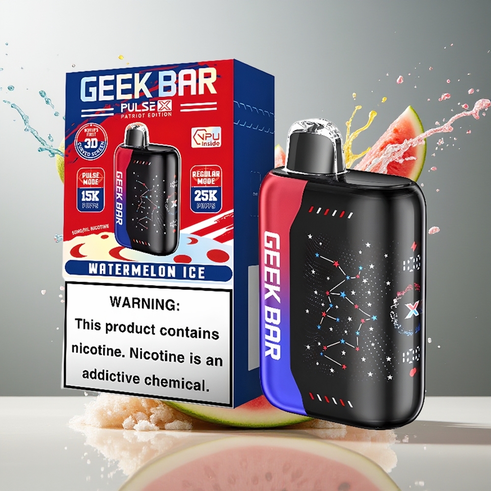 Geek Bar Pulse X Finland tukku 25000 Tupakointia Säännöllisellä Tilalla 18mL Esitäytetty Neste