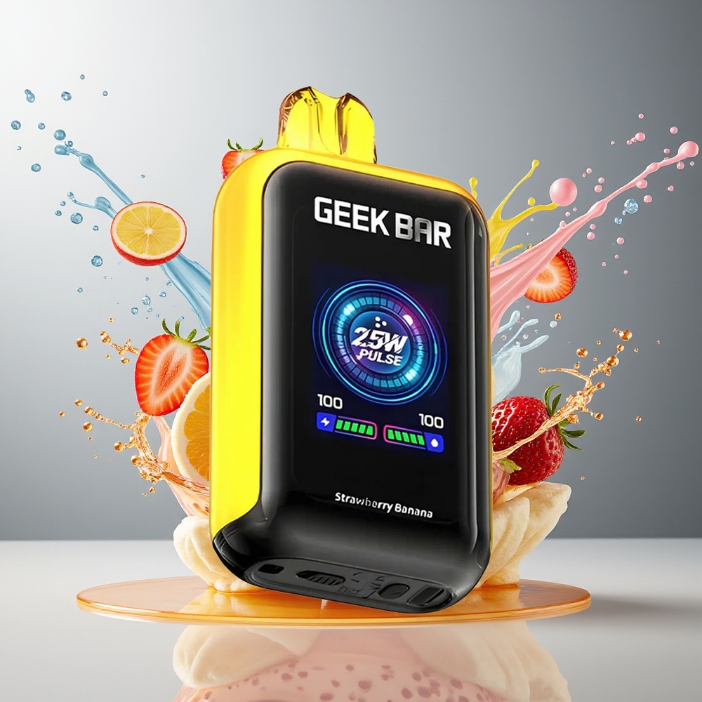 Finland tukku GEEK BAR Skyview 25000 Puffs Kertakäyttöinen Vape - 25 000 savutusta, 16mL esitäytettyä nestettä, 800mAh Type-C ladattava akku