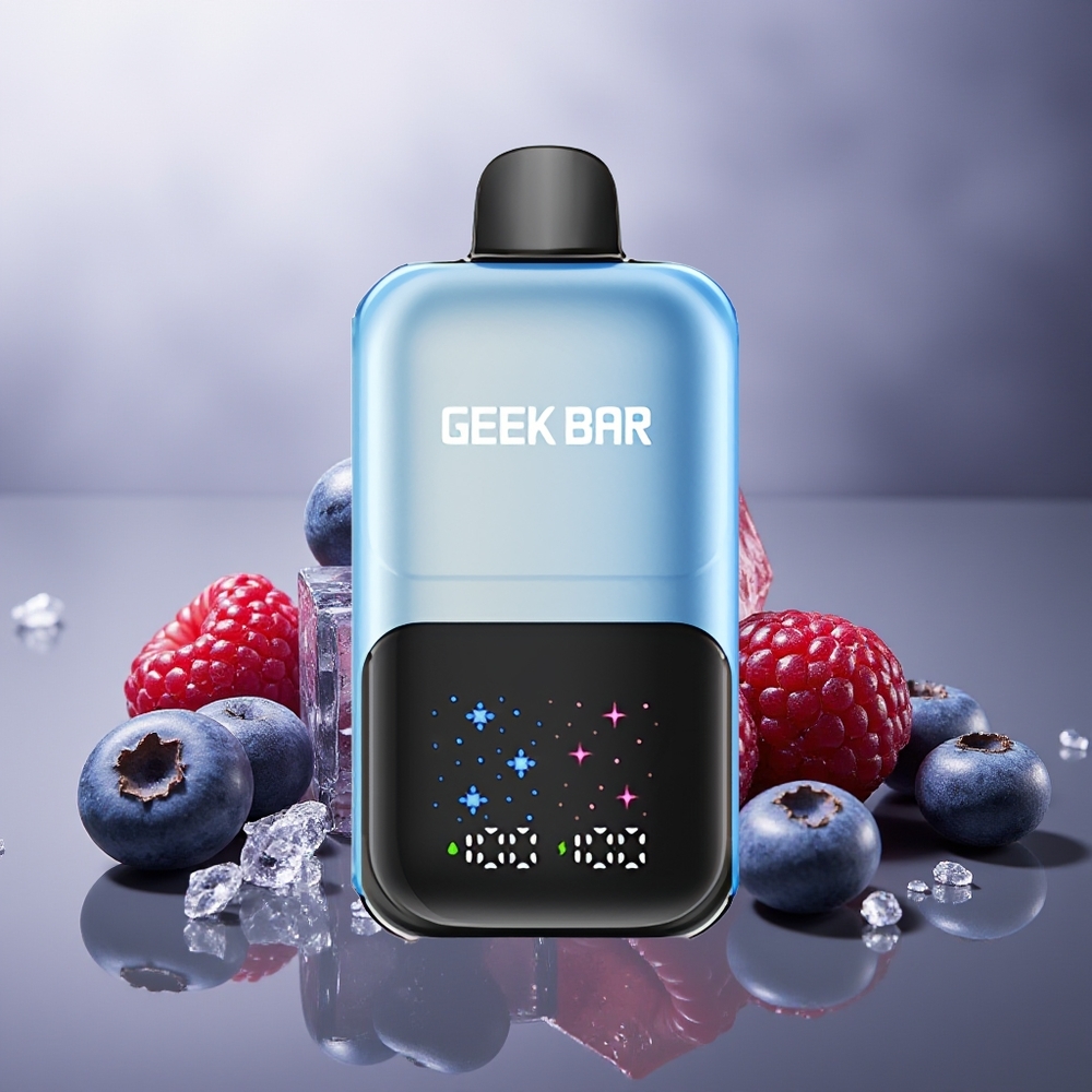 Finland tukku GEEKBAR 2GO 20ml 50000 Puffs Kaksi Sarjaa Kertakäyttöinen vape Pen - 50000 Pituutta, 20mL Kaksoissäiliö, Ladattava Akku