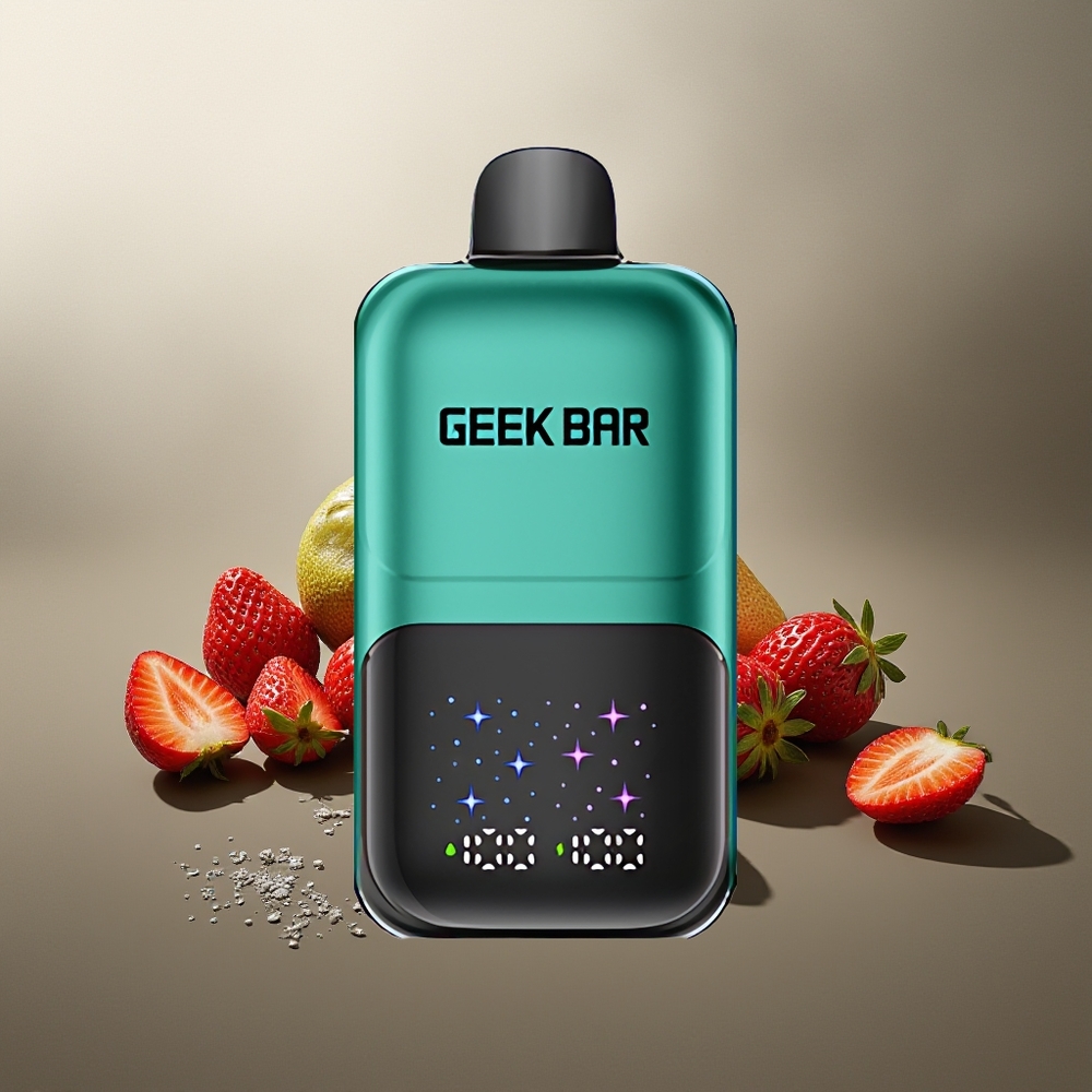 Finland tukku GEEKBAR 2GO 20ml 50000 Puffs Kertakäyttöinen vape Pen - 20mL Kaksoissäiliö, 5% Nikotiinisuola, Ladattava Akku