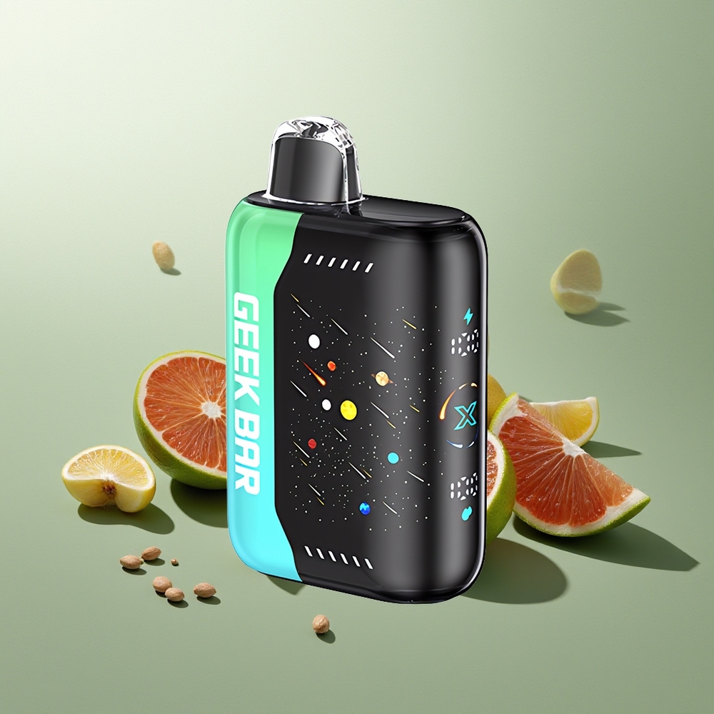 Finland tukku GEEKBAR Pulse X 42K Puffs Meteor Edition, 820mAh Pikalataus, Säädettävä Ilmanvirtaus (MTL ja DTL)