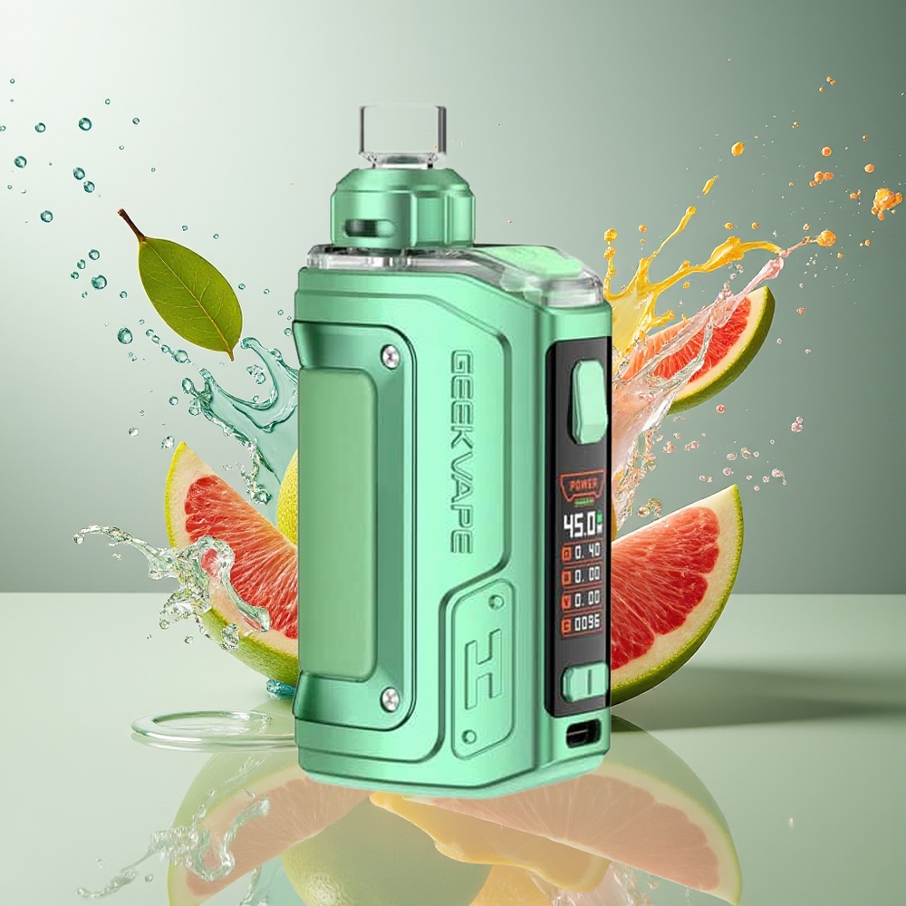 Finland tukku GeekVape H45 (Aegis Hero 2) Pod Mod Kit Crystal Edition - 1400mAh sisäinen akku, 4ml tilavuus