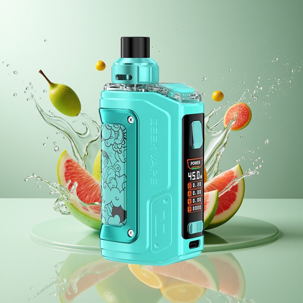 Finland tukku GeekVape H45 (Aegis Hero 2) Pod Mod Kit - 1400mAh sisäinen akku, 0.96 tuuman TFT-näyttö