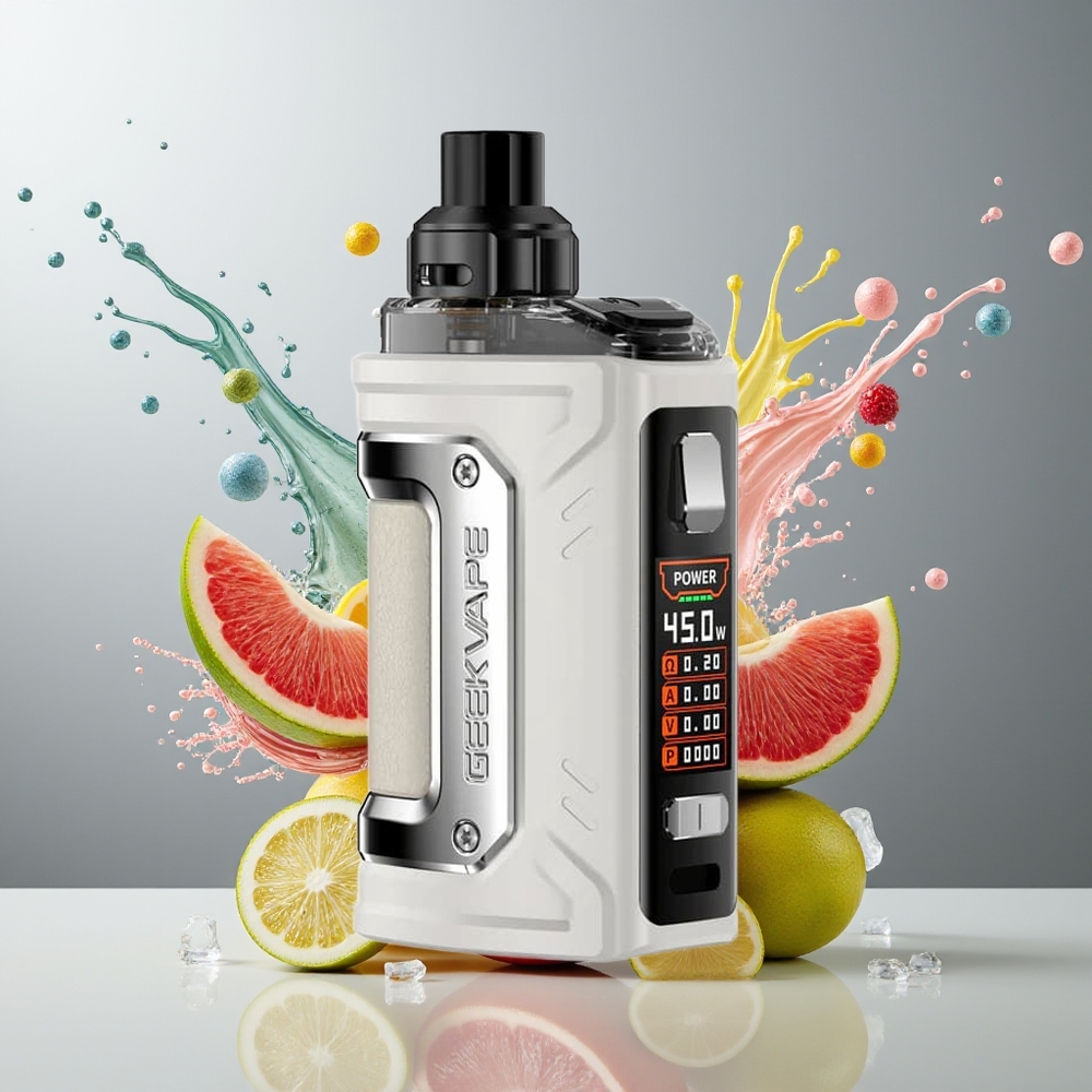 Finland tukku GeekVape H45 Classic (Aegis Hero 2 Classic) Pod Kit - 1400mAh sisäänrakennettu akku, 4.0ml/2ml säiliön tilavuus