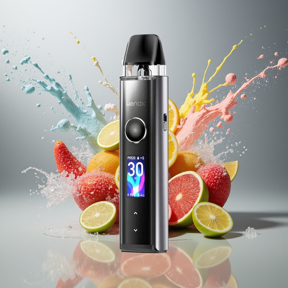 Finland tukku GeekVape Wenax Q Pro Pod System Kit - 30W Tehollinen, 1200mAh Korkean Tiheyden Akku, 0.96'' Älykäs Näyttö