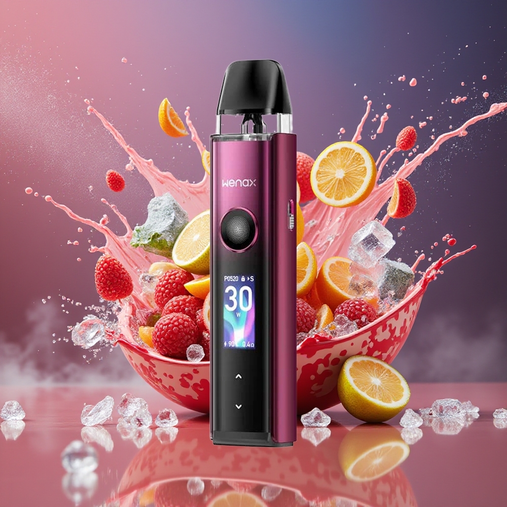 GeekVape Wenax Q Pro Pod System Kit Finland tukku - 30W Teho, 1200mAh Akku, 0.96" Älykäs Näyttö