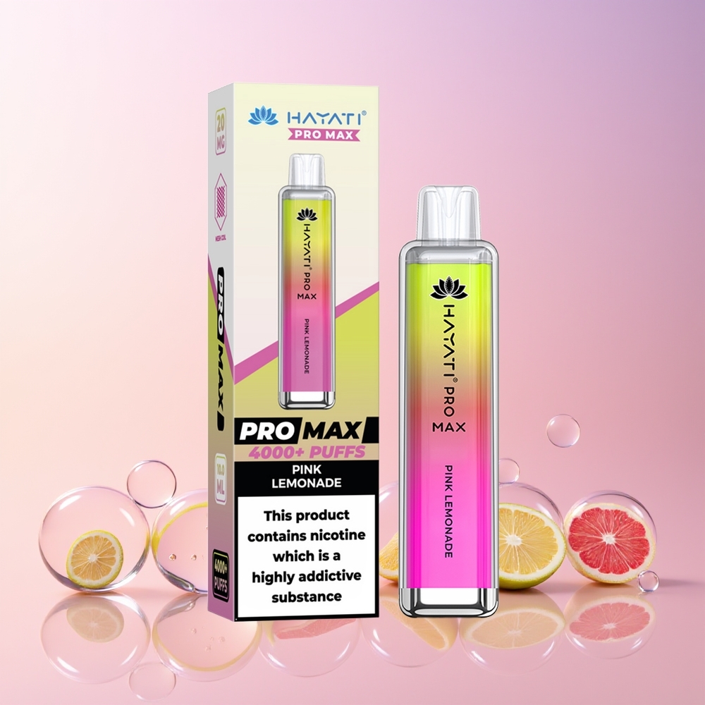 Finland tukku Hayati Pro Max 4000 Puffs Disposable Vape - 1400mAh akku, 2%, 5% Nikotiini