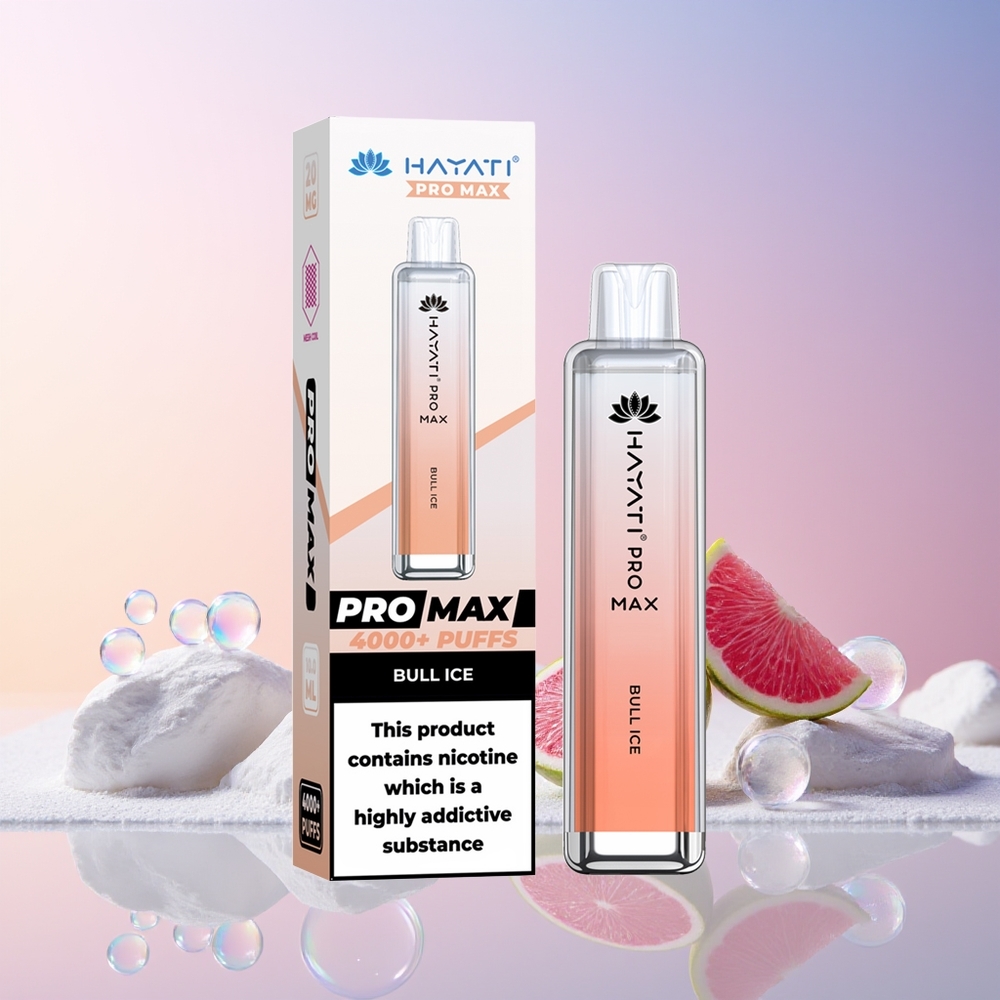 Finland tukku Hayati Pro Max 4000 Puffs Disposable Vape - 1400mAh akku, 4000 savutusta, 2%, 5% Nikotiinivahvuus