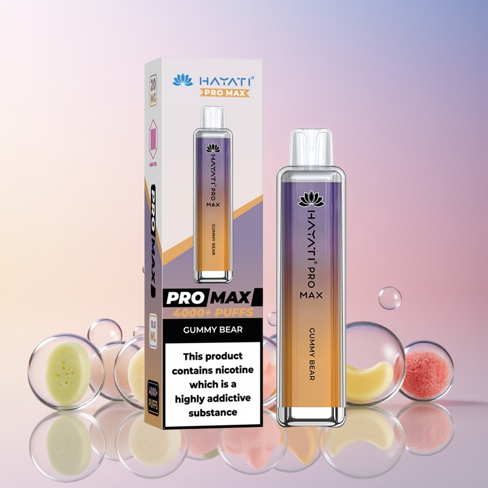 Finland tukku Hayati Pro Max 4000 Puffs Disposable Vape 1400mAh akku ja 2ml säiliö