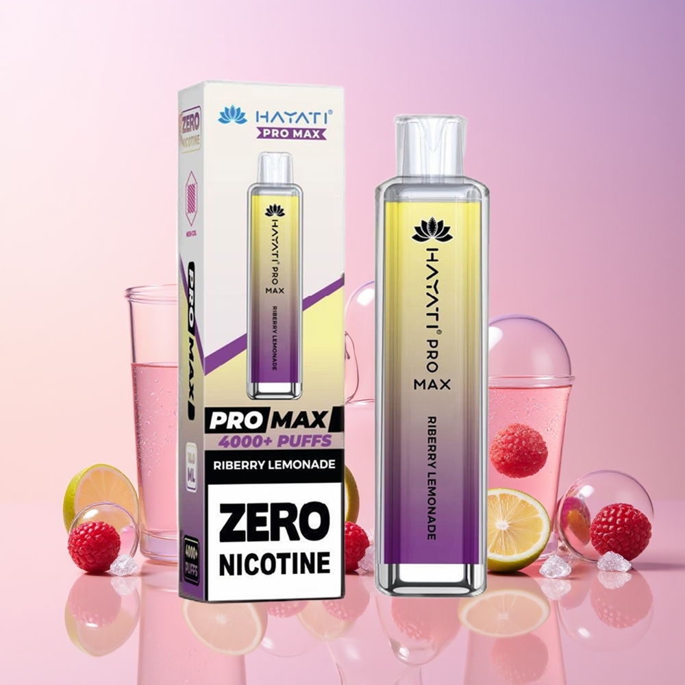 Finland tukku Hayati Pro Max 4000 Puffs Disposable Vape - 4000 savutusta, 1400mAh akku Marjalimonadi