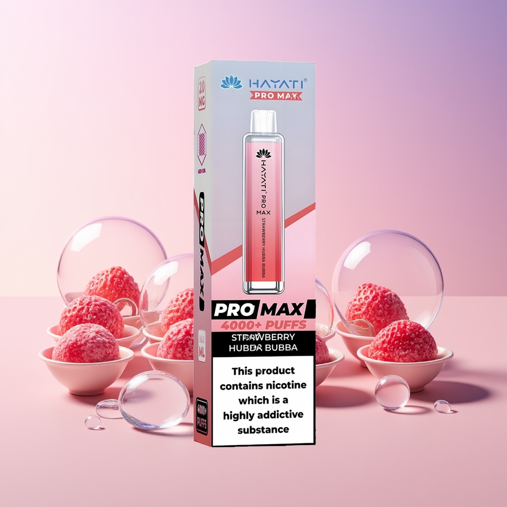 Finland tukku Hayati Pro Max 4000 Puffs Disposable Vape - Jäljellä jopa 4000 vetoa, 1400mAh akku