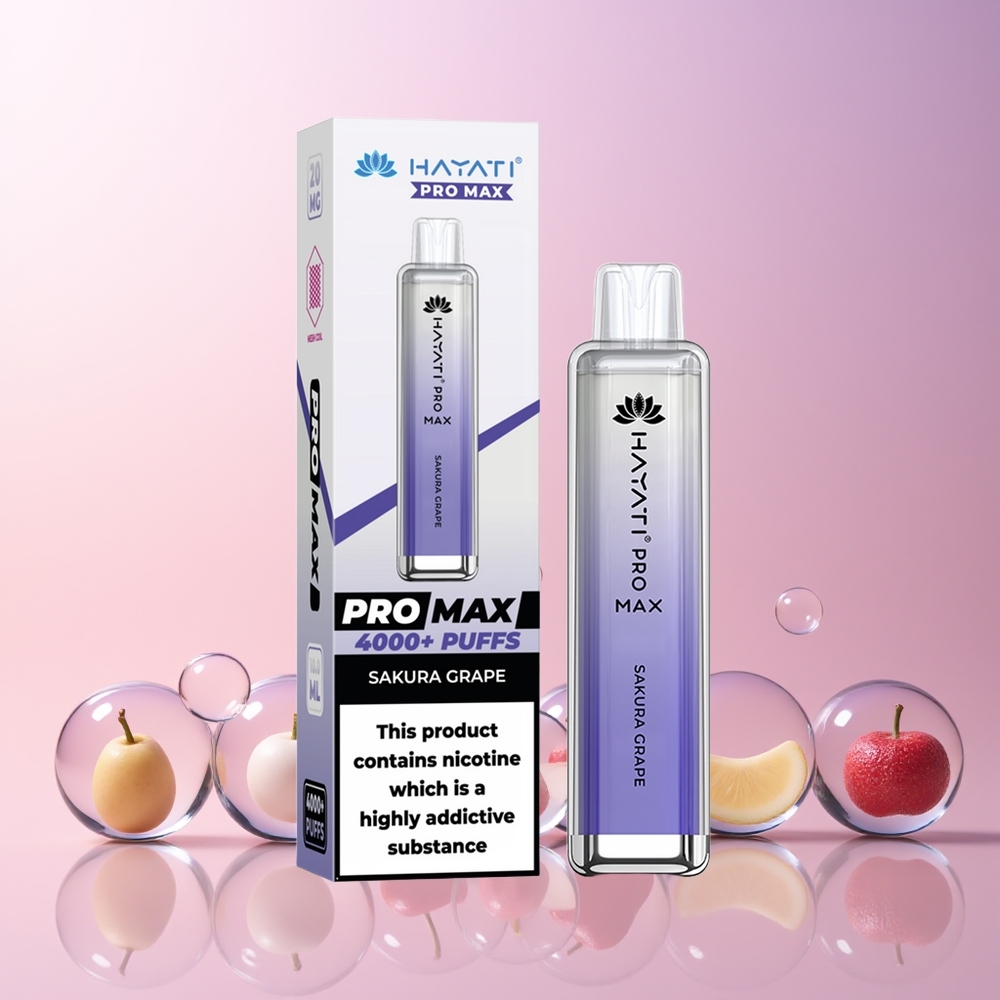Finland tukku Hayati Pro Max 4000 Puffs Disposable Vape - Jäljitelmä ulkonäkö, 1400mAh akku
