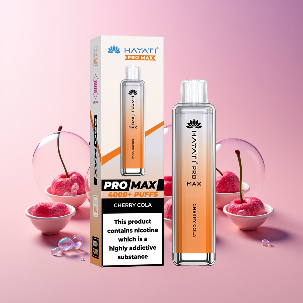 Finland tukku Hayati Pro Max 4000 Puffs Disposable Vape - Jäljitettävä 1400mAh akku, Jopa 4000 savutusta, 2%, 5% Nikotiinivahvuus