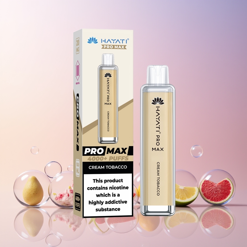 Finland tukku Hayati Pro Max 4000 Puffs Disposable Vape - Jännite 2%, 5% - Jäljellä jopa 4000 vedonnosta