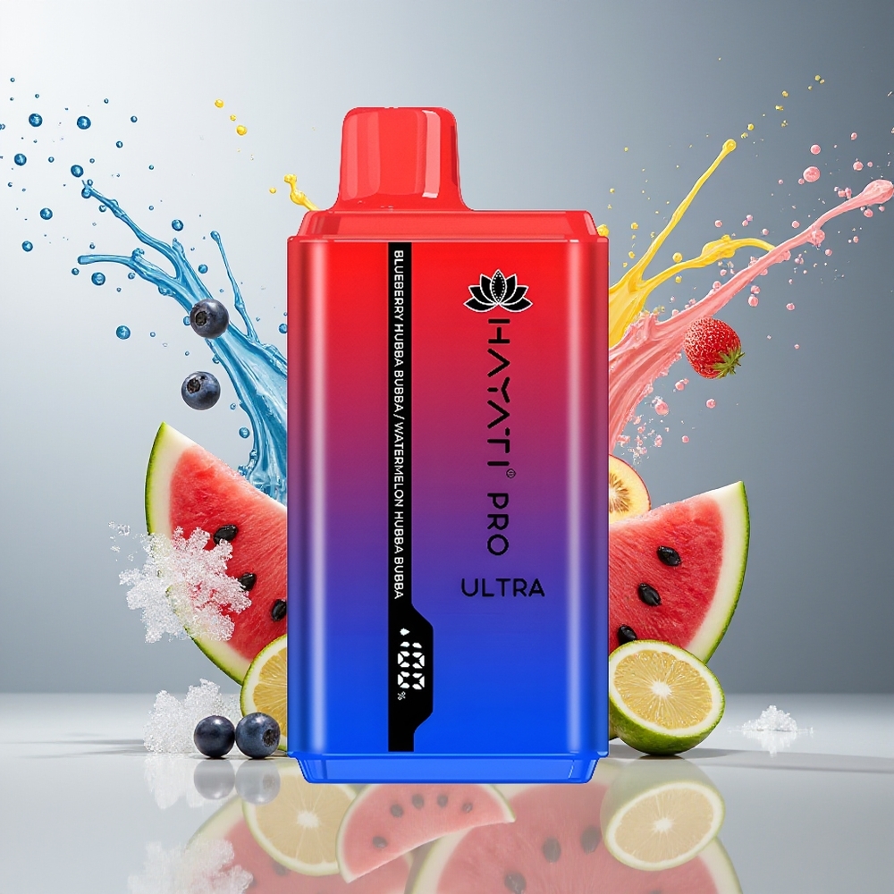 Finland tukku Hayati Pro Ultra 15000+ Pärähdyksiä 2 12ml Nestetilavuus 49 Makuvalikoima