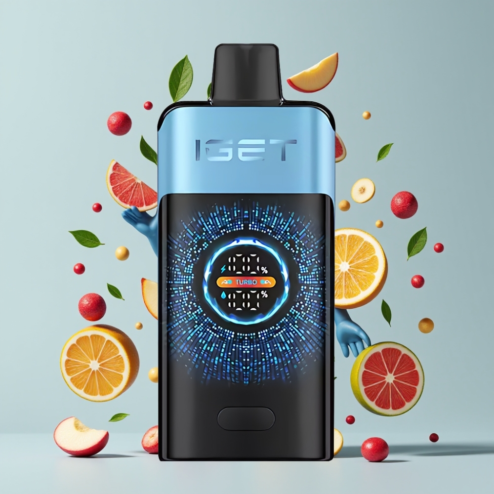 Finland tukku IGET ONE 12000 Puffs Kertakäyttöinen Vape – 2700 mAh Akku & 0.6 ohm Kaksoishuotrakela