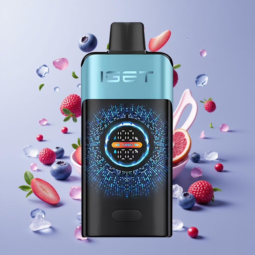 Finland tukku IGET ONE 12000 Puffs Kertakäyttöinen Vape - 2700 mAh Akku, 0.6 ohm Kaksoisverkkokela