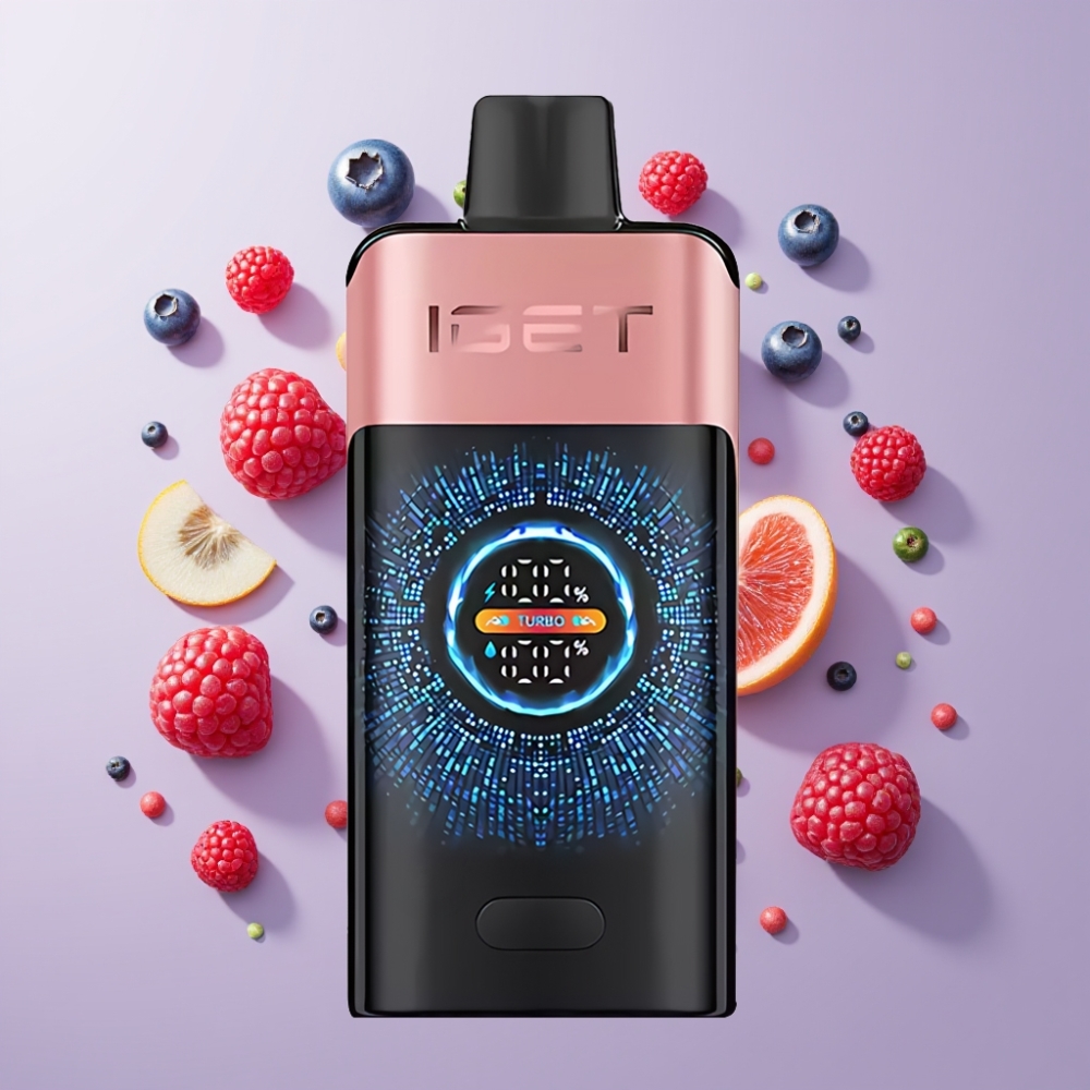 Finland tukku IGET ONE 12000 Puffs Kertakäyttöinen Vape – 2700 mAh Akkukapasiteetti & 0.6 ohm Kaksoishuopakäämitys