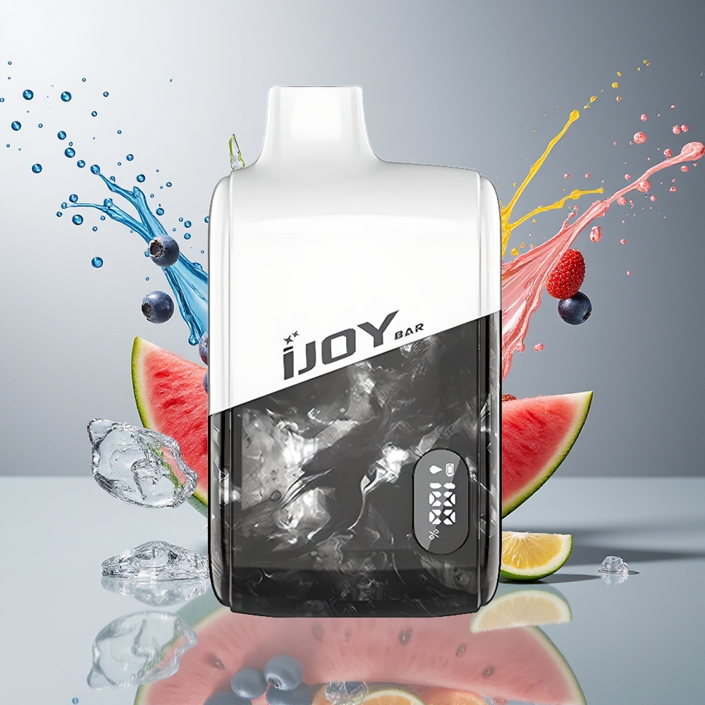 Finland tukku IJOY Bar IC8000 8000 savutusta - 18ml täytetty nestee - Type-C lataus