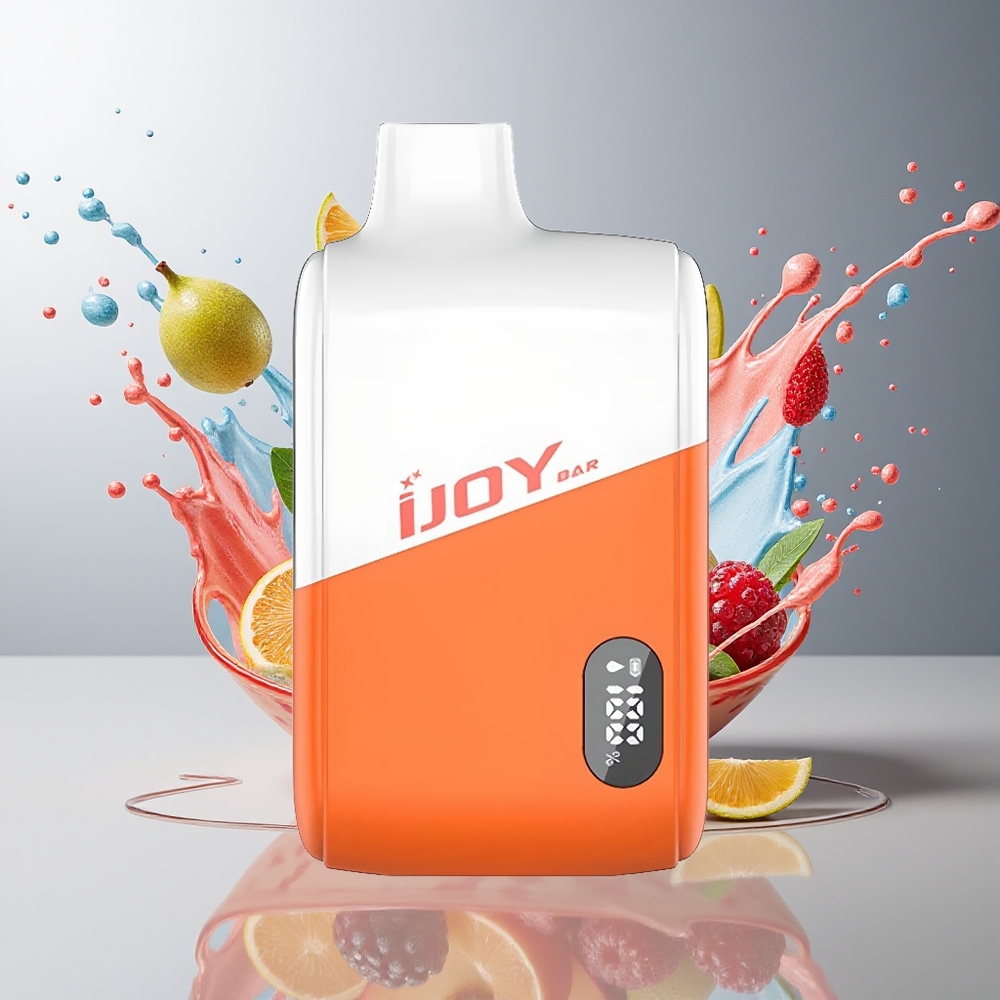 Finland tukku IJOY Bar IC8000 Kertakäyttöinen Vape - 8000 Puffia, 18ml Esitäytetty Nestemäistä, Type-C Lataus