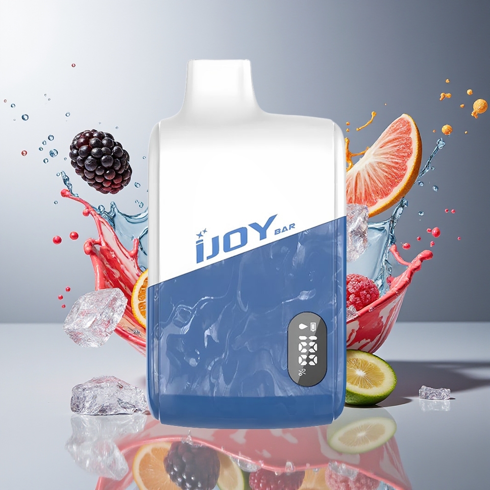 Finland tukku IJOY Bar IC8000 Kertakäyttöinen Vape - 8000 Puffia, 18ml Esitäytetty Nestemäärä