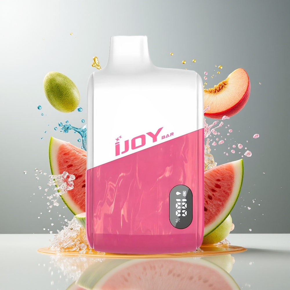 Finland tukku IJOY Bar IC8000 Kertakäyttöinen Vape - 8000 Sivallusta, 18ml Esitäytetty Nestemäärä, Type-C Lataus