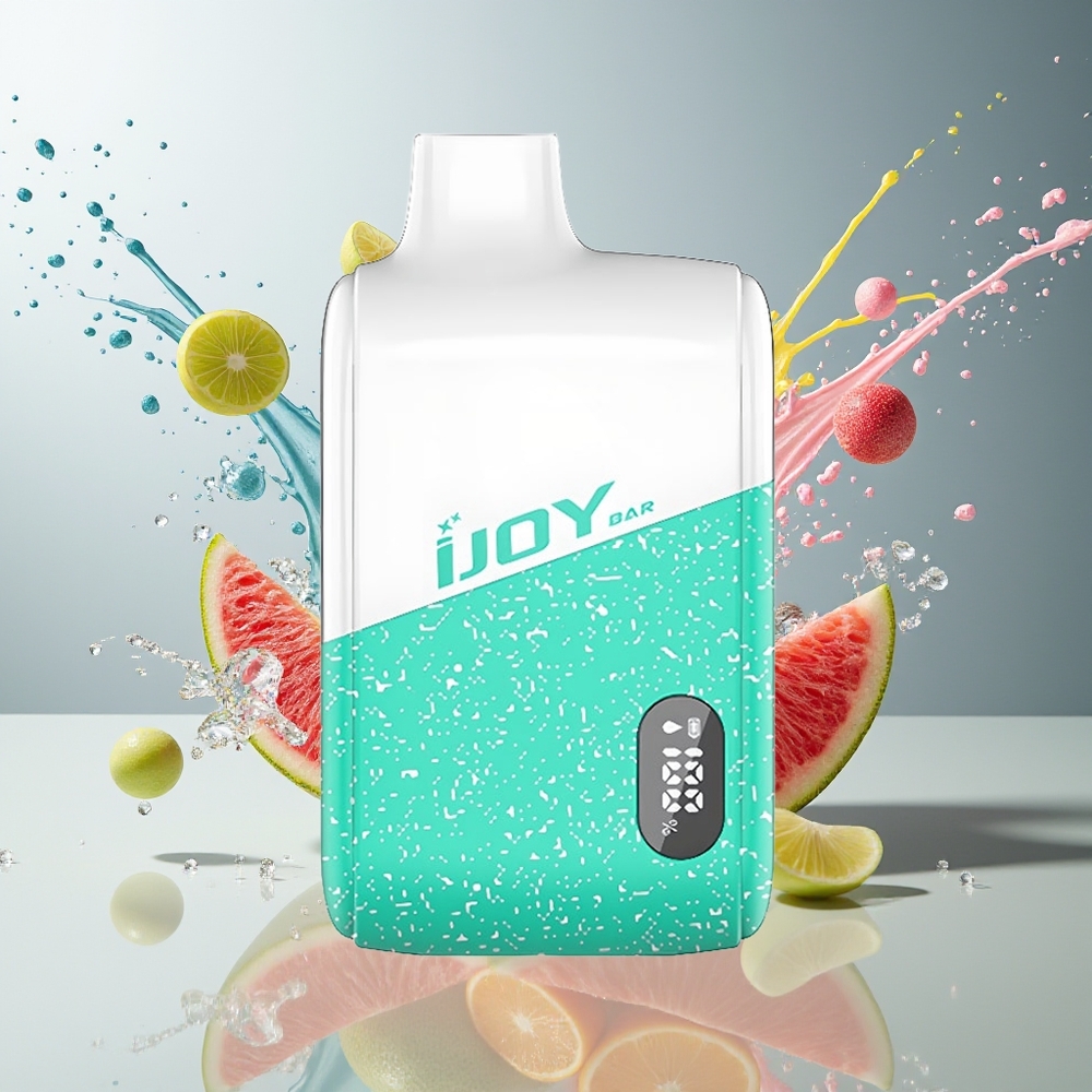 Finland tukku IJOY Bar IC8000 Kertakäyttöinen Vape - 8000 savuketta, 18ml täytetty nesteelektronikki, Type-C lataus