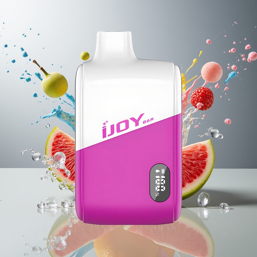 Finland tukku IJOY Bar IC8000 Kertakäyttöinen Vape - 8000 savutusta, 18ml täytetty nestemäistä