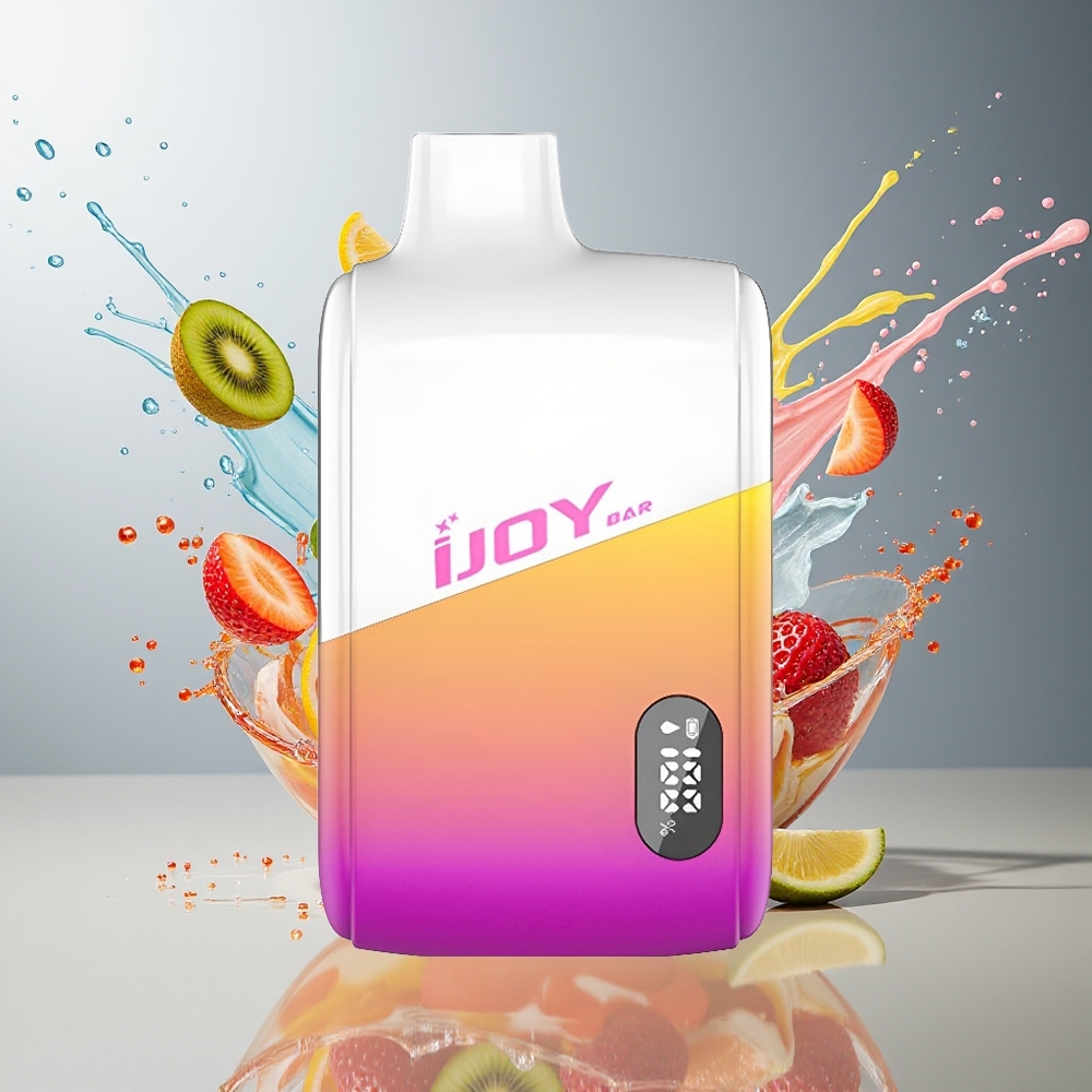 Finland tukku IJOY Bar IC8000 Kertakäyttöinen Vape - 8000 savutusta, 18ml täytetty nestemäärä, Type-C-lataus