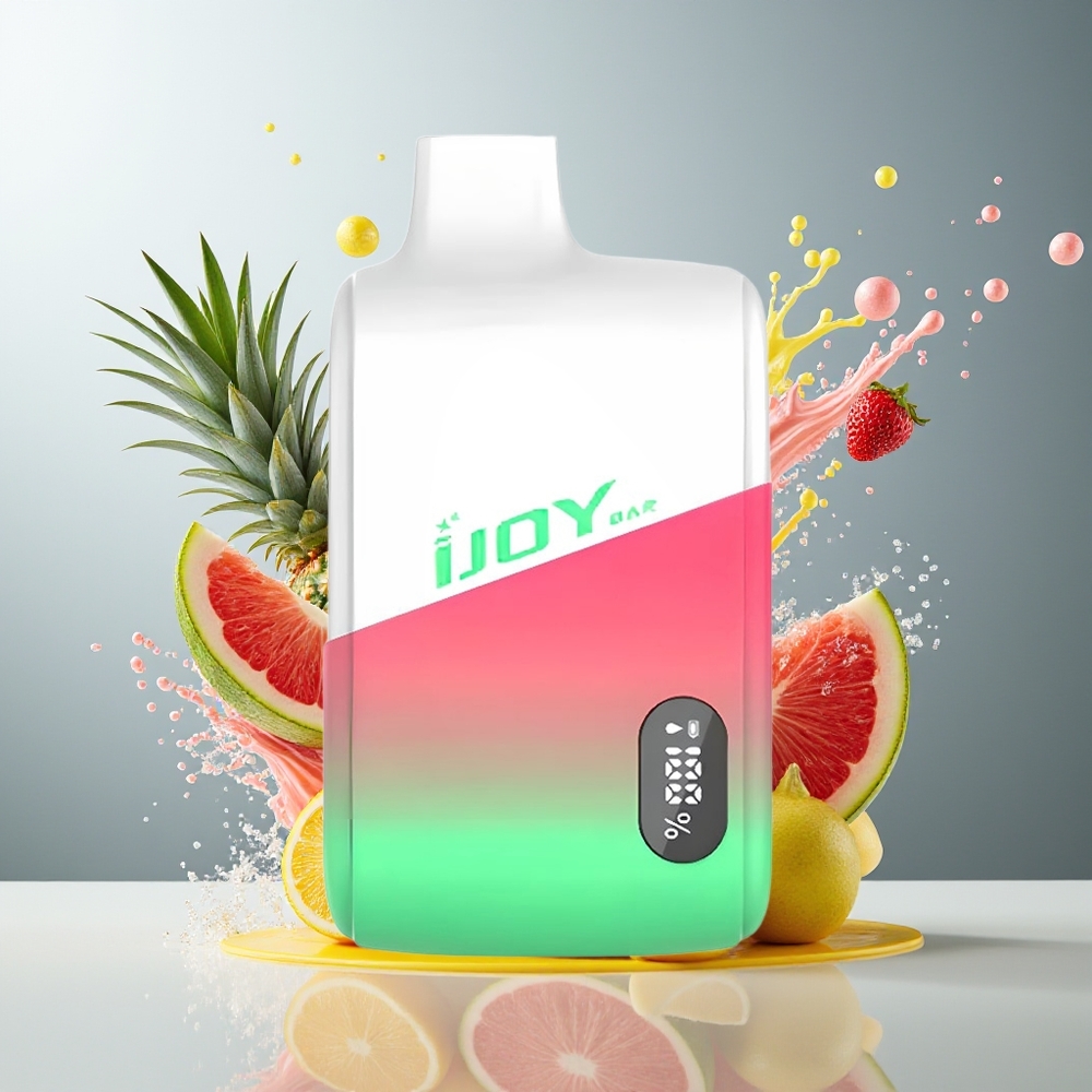 Finland tukku IJOY Bar IC8000 Kertakäyttöinen Vape 8000 savutusta / 18ml täyttöneste / Type-C lataus