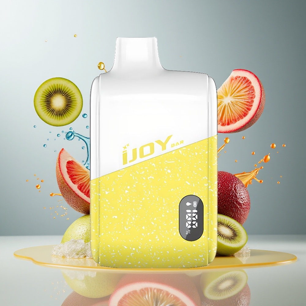 Finland tukku IJOY Bar IC8000 Kertakäyttöinen Vape - 8000 savutusta, 18ml täyttönestemäärä, Type-C-lataus