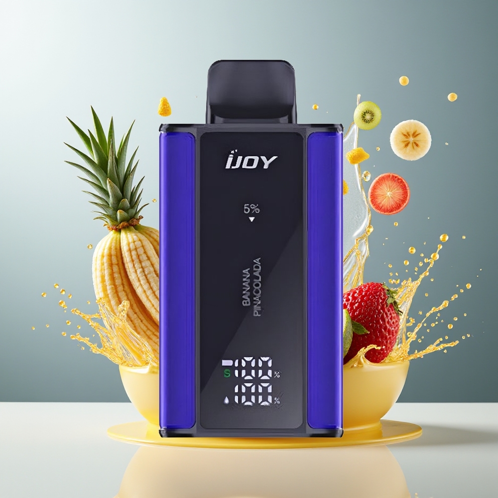 Finland tukku IJOY Captain 10000 Puffs Kertakäyttöinen Vape - 18ml Esitäytetty Nestemäiski, 0.8 Ohm Mesh-käämi