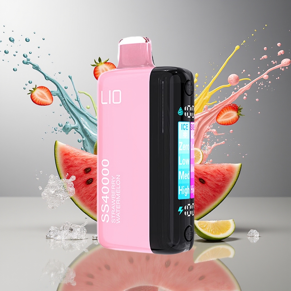 Finland tukku IJOY LIO SS40000 Kertakäyttöinen Vape - 40000 savuketta, 22ML esitäytetty nestemäärä, TYPE-C-lataus