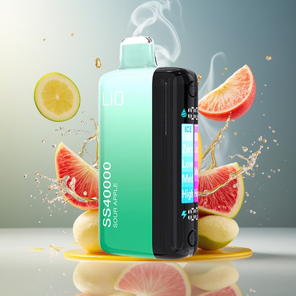 Finland tukku IJOY LIO SS40000 Kertakäyttöinen Vape - Jopa 40000 savua - 22ML esitäytetty nestemäärä - TYPE-C-lataus