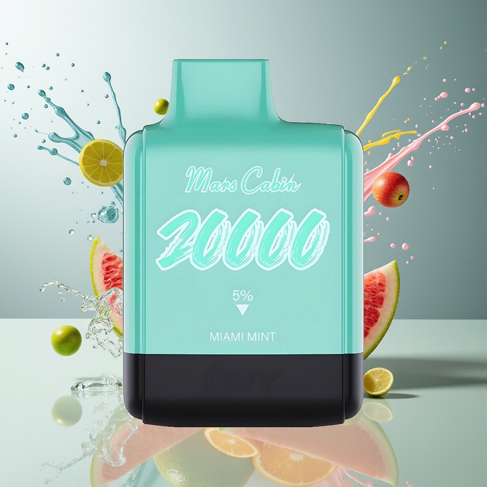 Finland tukku IJOY Mars Cabin 20000 Puffs Kertakäyttöinen Vape - 20ML Esitäytetty Nestekapasiteetti, 0.5 Ohm Dual Mesh Käämi