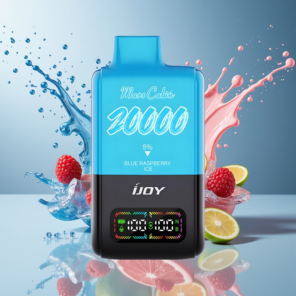 Finland tukku IJOY Mars Cabin 20000 Puffs Kertakäyttöinen Vape - 20ML Esitäytetty Nestemäinen, 0.5 Ohm Kaksoisverkkokela