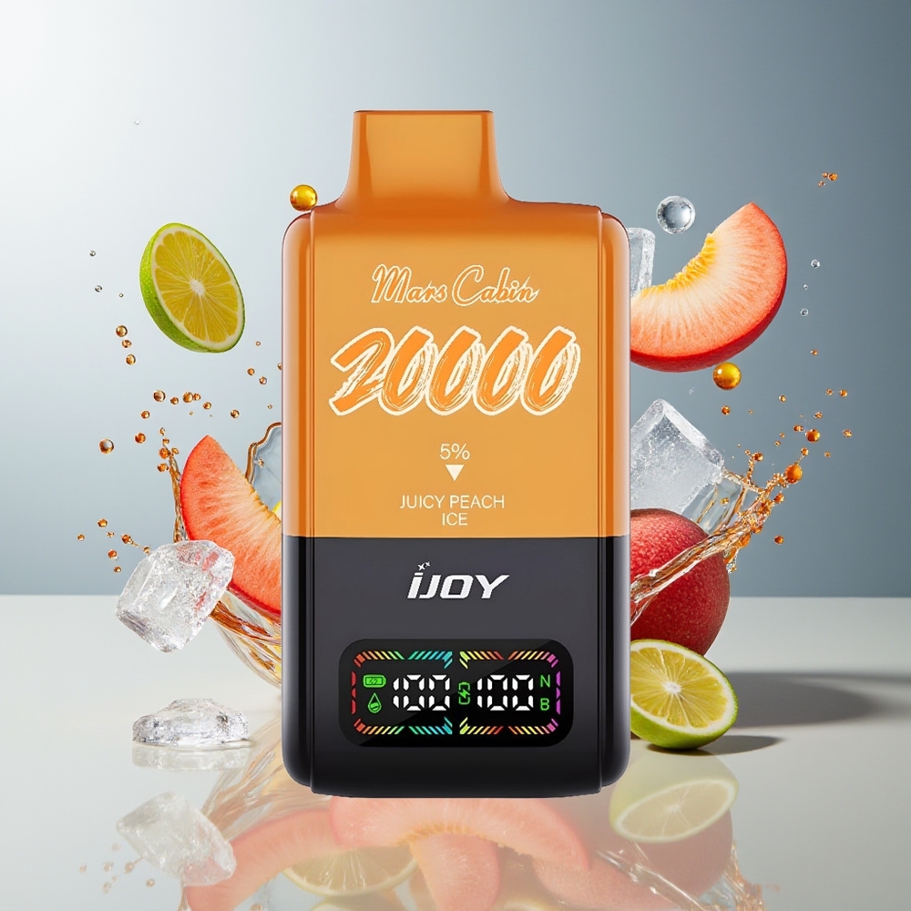 Finland tukku IJOY Mars Cabin 20000 Puffs Kertakäyttöinen Vape - 20ML Esnestä täytetty nestemäärä, 0.5 Ohm Kaksoishuopakela