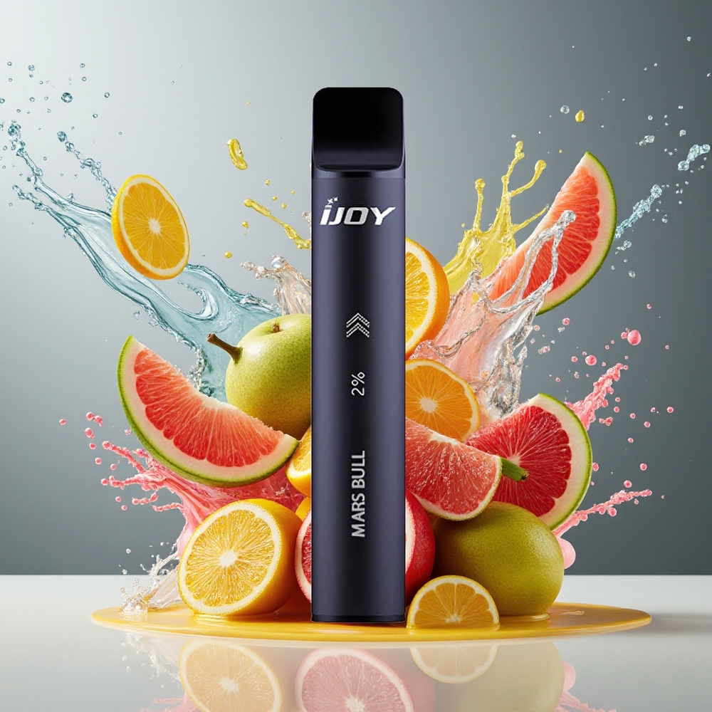 Finland tukku IJOY Mars Cabin 600 Puffs Kertakäyttöinen Vape - 2ml täytetty nestemäärä / 1000 mAh latauskotelon akkukapasiteetti